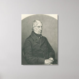 George Hamilton-Gordon, 4th Earl av Aberdeen Canvastryck