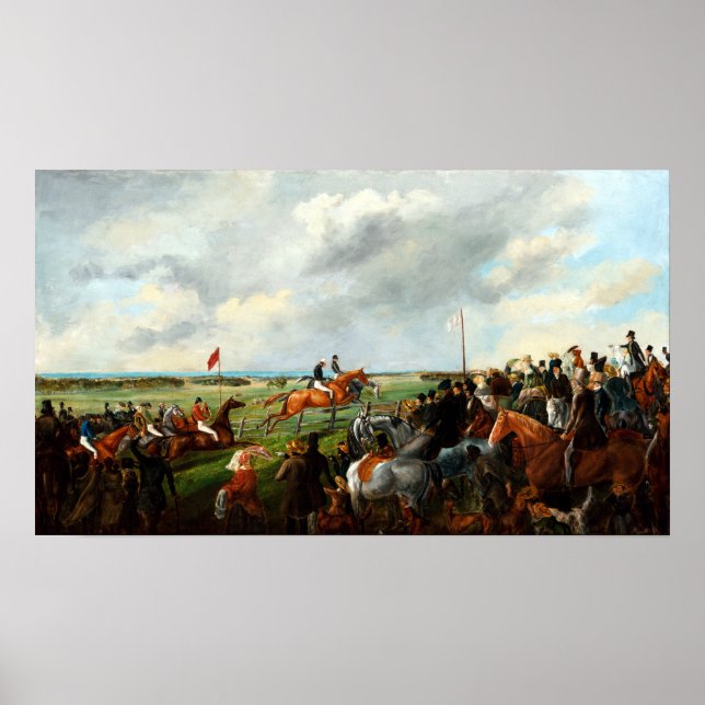 George Hamilton The First Steeplechase Poster (Framsidan)