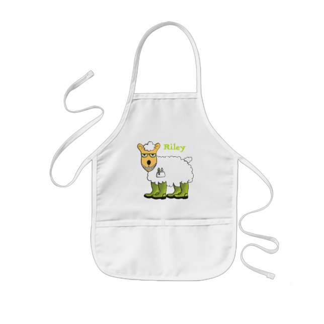 George - han är lite fult apron barnförkläde (Framsidan)