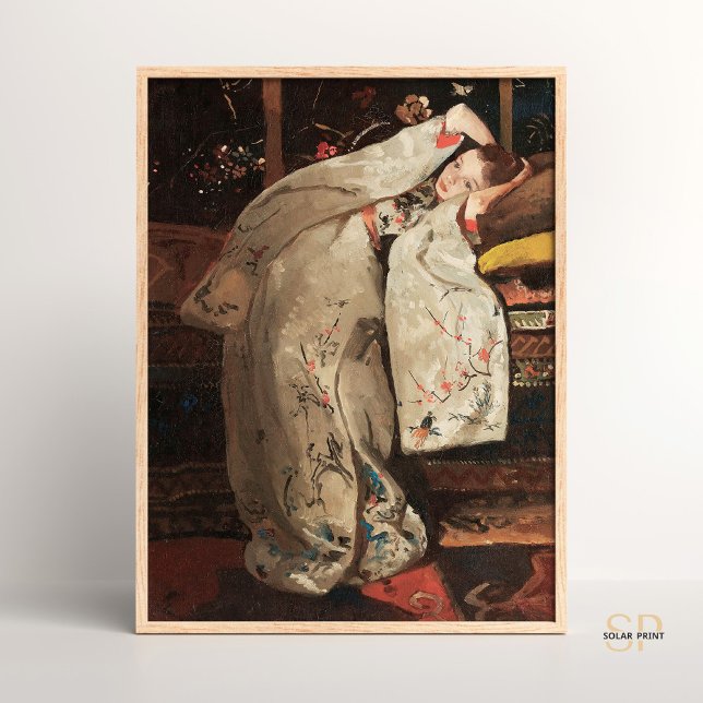 George Hendrik Breitner Girl in a White Kimono Art Poster (Skapare uppladdad)