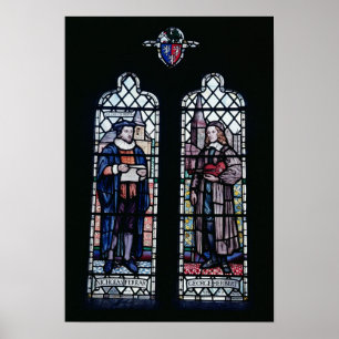 George Herbert och Nicholas Ferrar Poster
