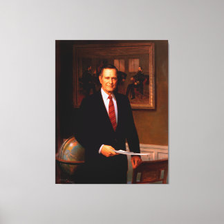 GEORGE HERBERT WALKER BUSH av Herbert Abrams Canvastryck