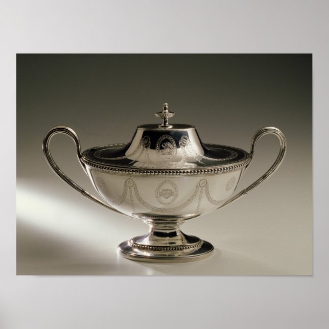 George III Sauce tureen och lock Poster (Framsidan)