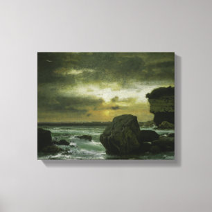 George Inness - A Marine Canvastryck