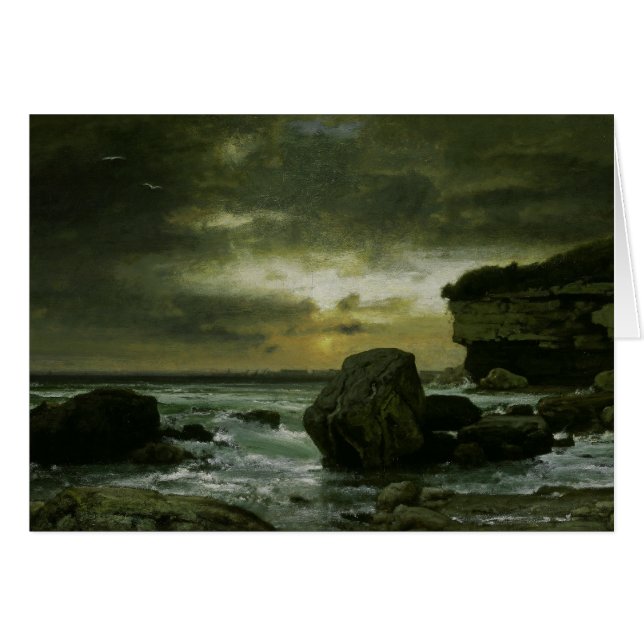 George Inness - A Marine Hälsningskort (Framsidan Horizontal)