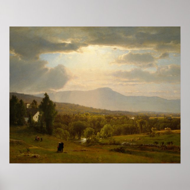George Inness - Catfärjebergen Poster (Framsidan)