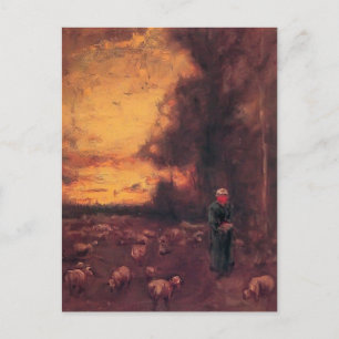 George Inness: Dagens slut Vykort