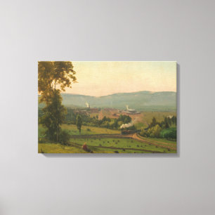George Inness - den Lackawanna dalen Canvastryck