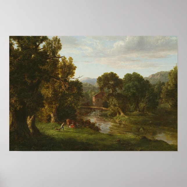 George Inness - Gamla Mill Poster (Framsidan)