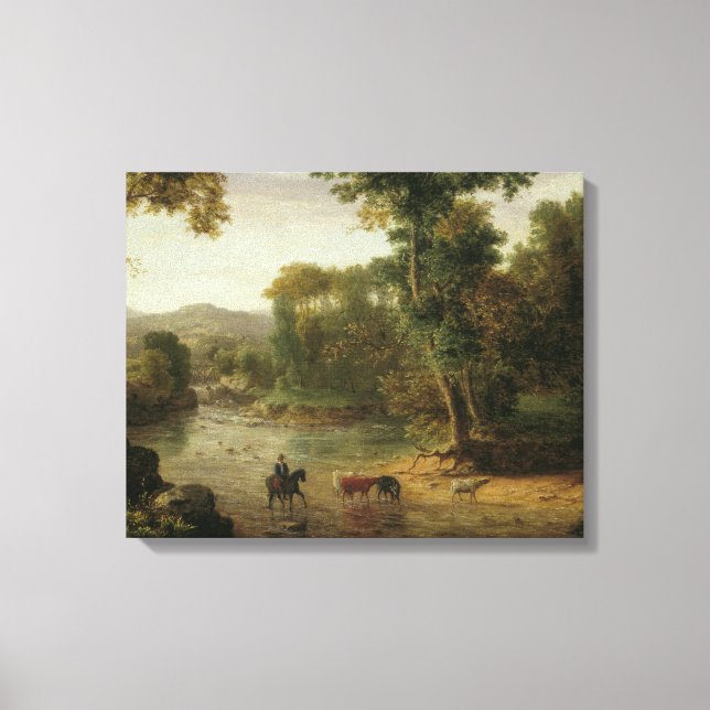 George Inness - korsar Ford Canvastryck (Framsida)