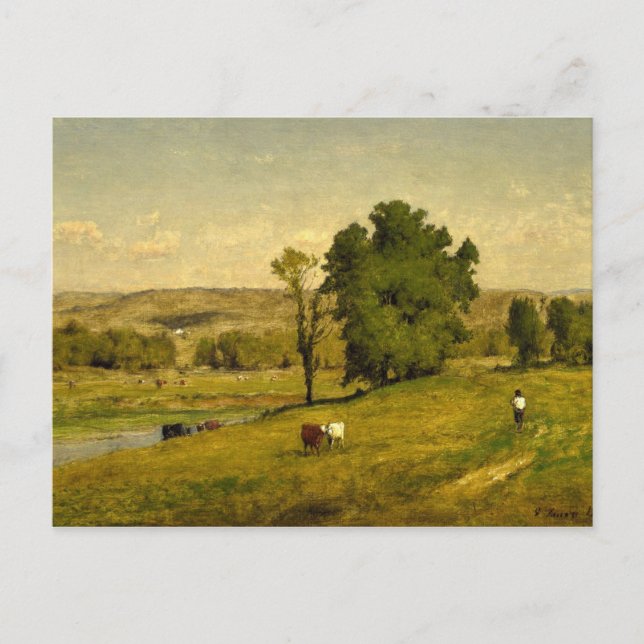 George Inness - liggande Vykort (Framsida)
