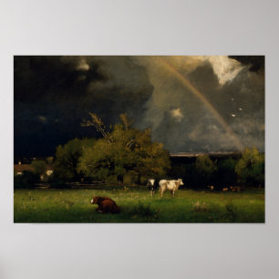 George Inness - Regnbågen Poster