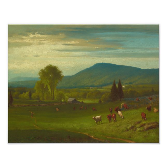 George Inness - Sommaren i Catfärys Fototryck (Framsidan)