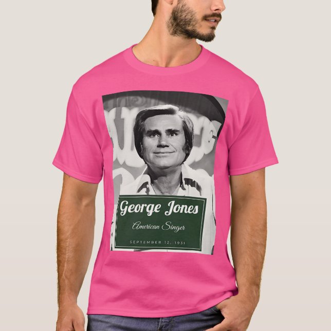 George Jones T Shirt (Framsida)