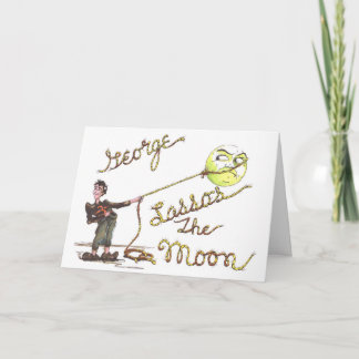 George Lassos månejulkortet Helgkort