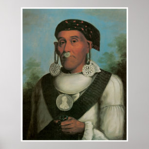 George Lowrey, västra målning för amerikan Poster