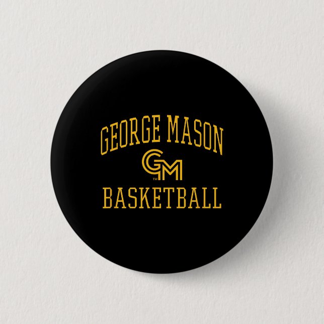 George Mason Patriots Sketll Skärm Grön Knapp (Framsida)