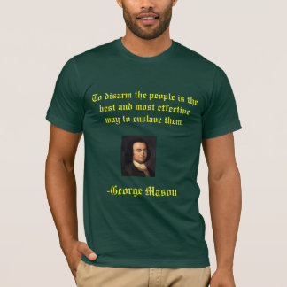George Masoncitationstecken på T-shirt