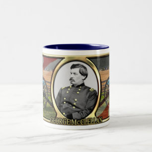 George McClellan inbördeskrigmugg Två-Tonad Mugg