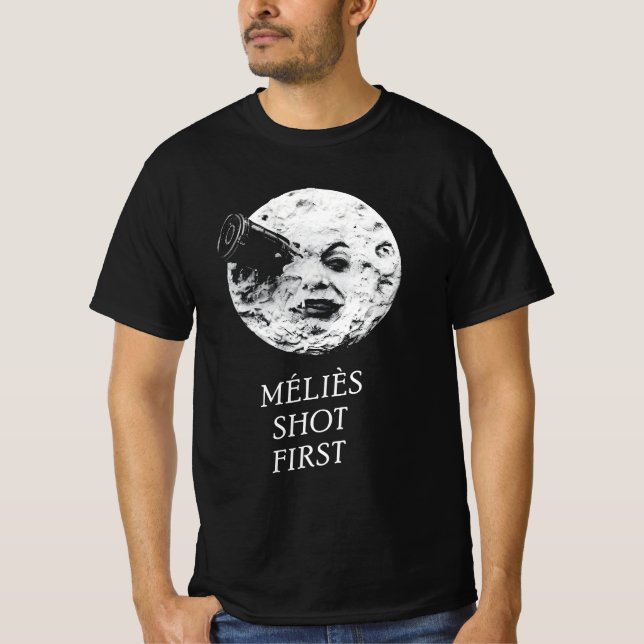 George melies shot först t shirt (Framsida)