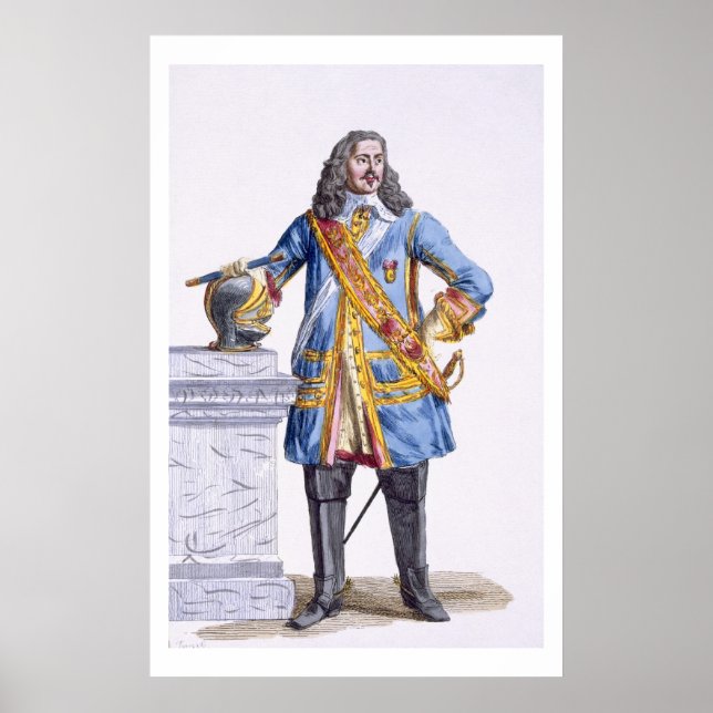 George Monke (1608-70) Duke av Albermarle från "Re Poster (Framsidan)