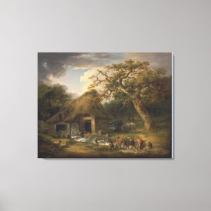 George Morlands gamla Mill från Vatten Canvastryck