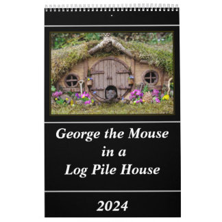George musen i en loggpil House-kalender Kalender