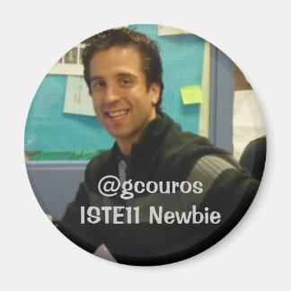 George Newbie pic, @gcourosISTE11 Newbie Magnet