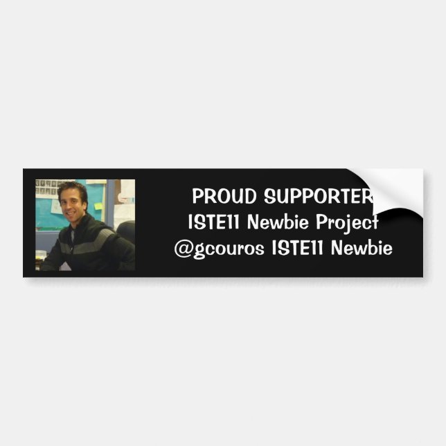 george newbiepic, STOLT Newbie SUPPORTERISTE11… Bildekal (Framsidan)