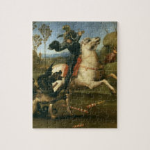 George och Dragon (av Raphael)