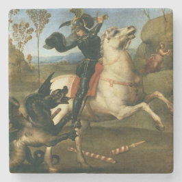 George och Dragon (av Raphael) Stenunderlägg