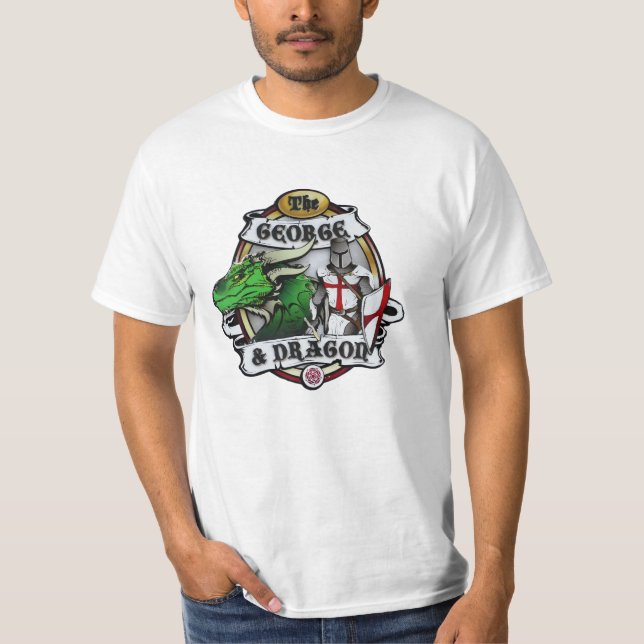 George och Dragon T-Shirt (Framsida)