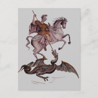 GEORGE OCH DRAKEN VYKORT