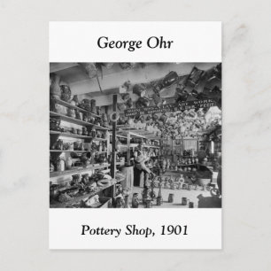 George Ohr Pottery Shop, 1901 Vykort