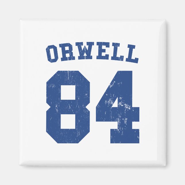 George Orwell 1984 Jersey Magnet (Framsidan)