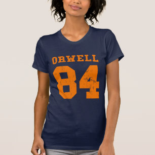 George Orwell 84 1984 jersey T-shirt