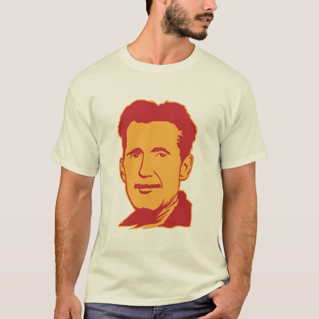 George Orwell 84 1984 jersey T-shirt (Framsida)