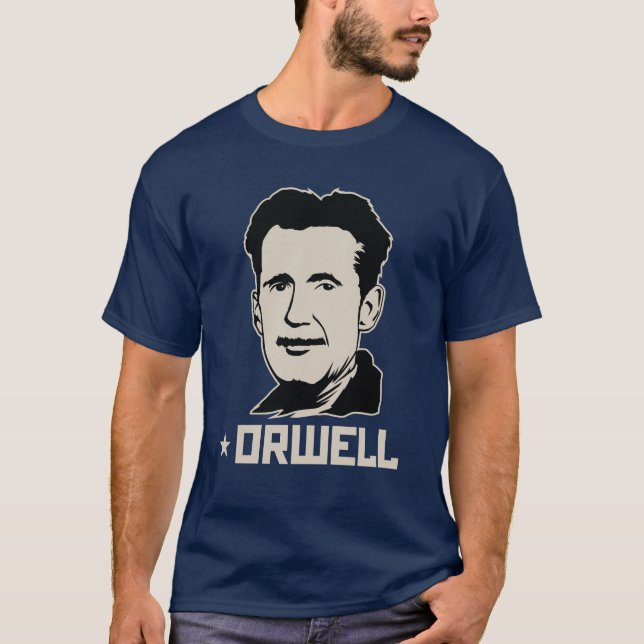 George Orwell 84 1984 jersey T-shirt (Framsida)