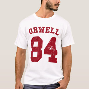 George Orwell 84 1984 jersey Tee