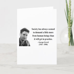 George Orwell citationstecken 8b Kort