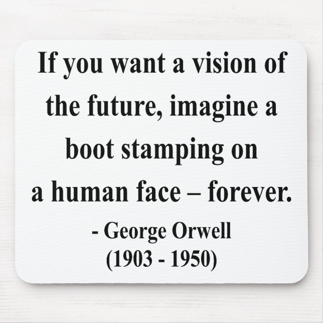 George Orwell citationstecken 9a Musmatta (Framsidan)