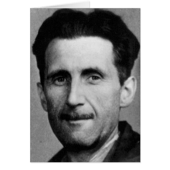 george orwell hälsningskort (Framsidan)