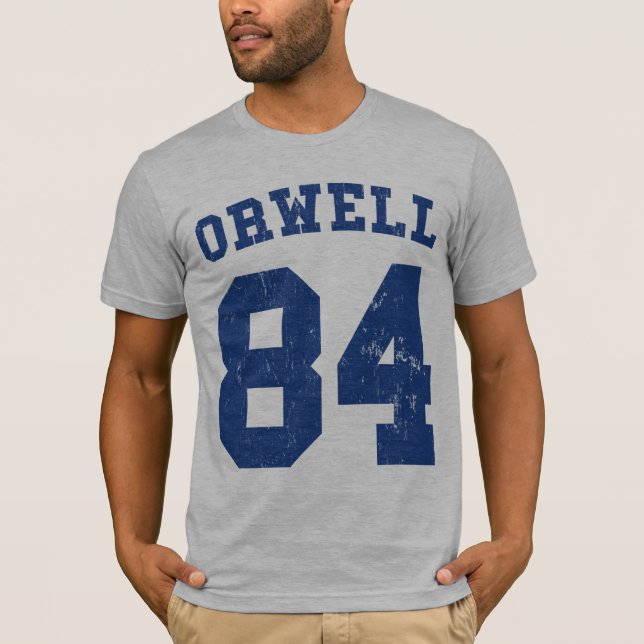 George Orwell Jersey T-tröja 1984 T-shirt (Framsida)