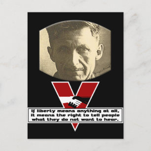 George Orwell - Liberty Vykort