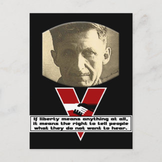 George Orwell - Liberty Vykort