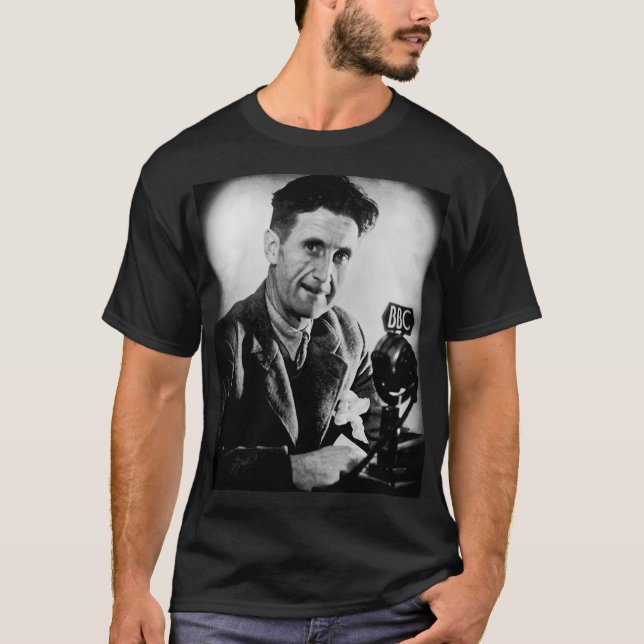 George Orwell på BBC T Shirt (Framsida)