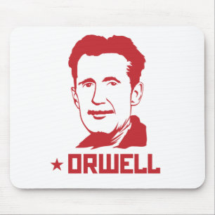 George Orwell porträtt Mousepad Musmatta