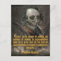George Orwell Quote om Wartime Propaganda