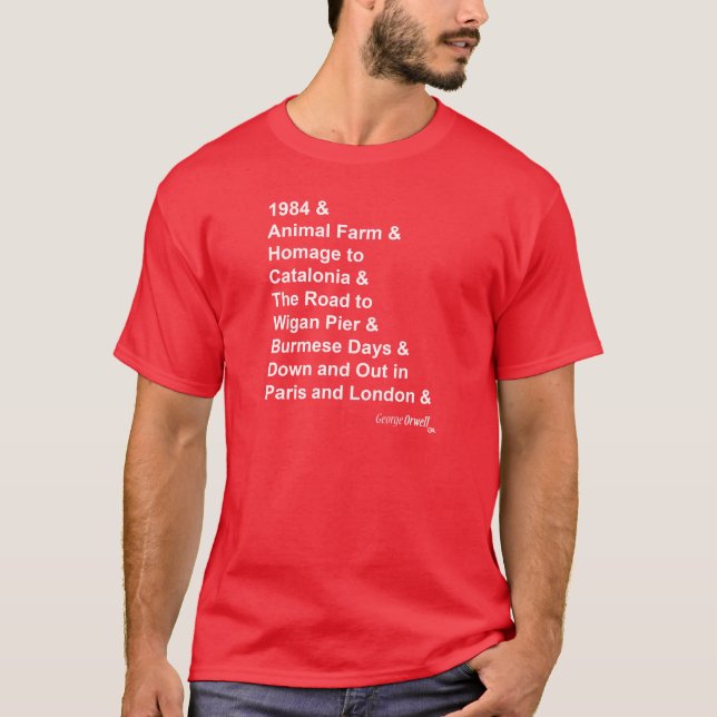 George Orwell T Shirt (Framsida)