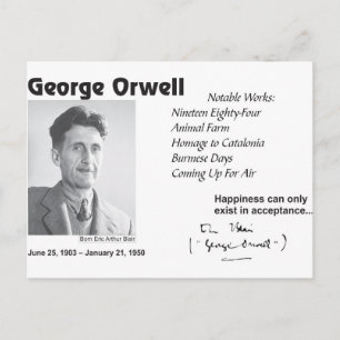 George Orwell Vykort